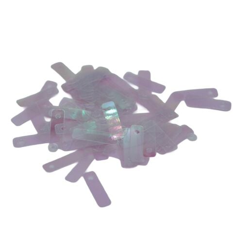 Knit Me Baget Pul 15mm 50gr Şeffaf Beyaz Sedefli