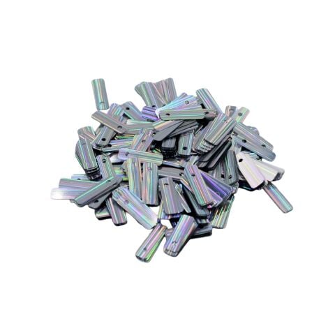 Knit Me Baget Pul 15mm 50gr Gümüş Hologramlı