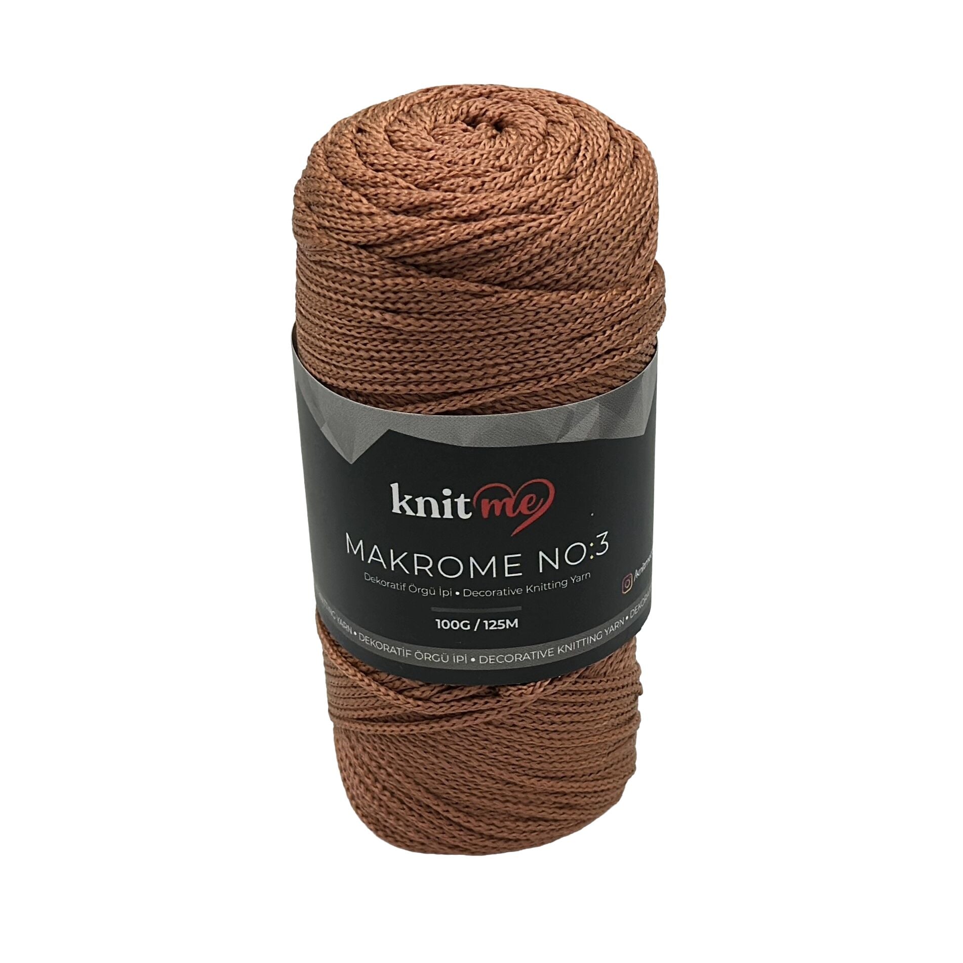 Knit Me Polyester Makrome No: 3mm 100gr P714