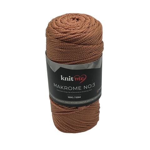 Knit Me Polyester Makrome No: 3mm 100gr P714