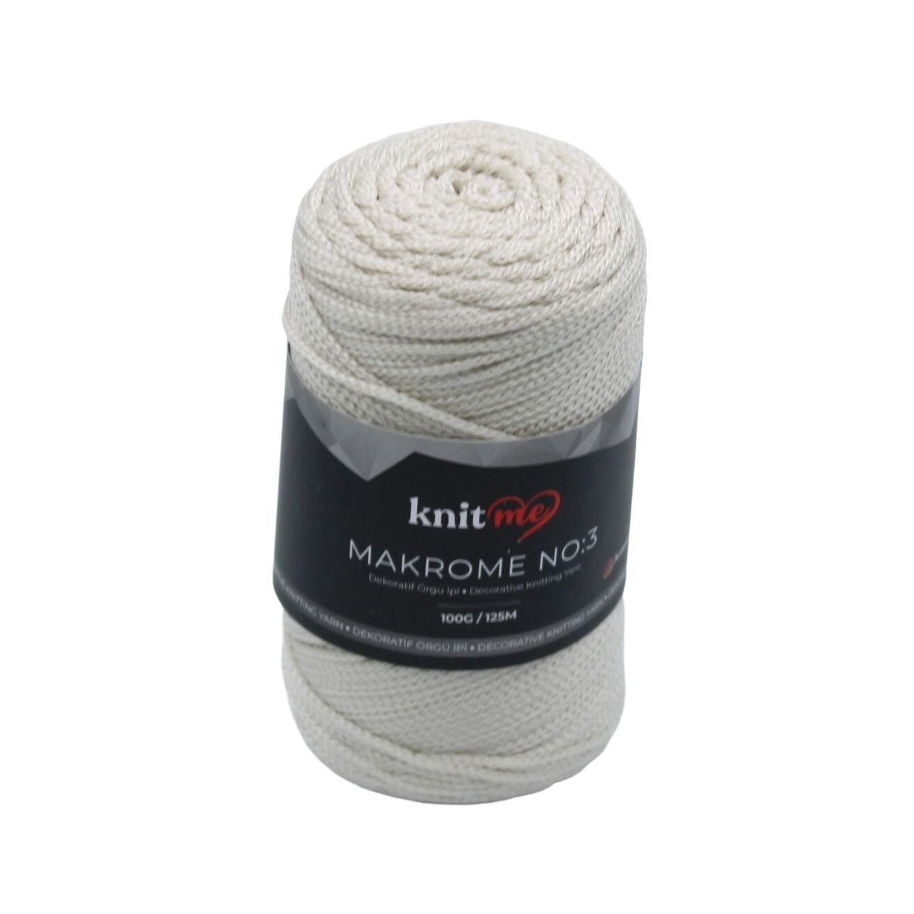 Knit Me Polyester Makrome No: 3mm 100gr P712