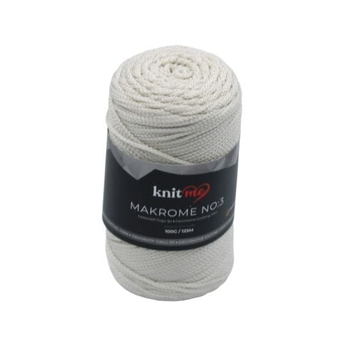 Knit Me Polyester Makrome No: 3mm 100gr P712