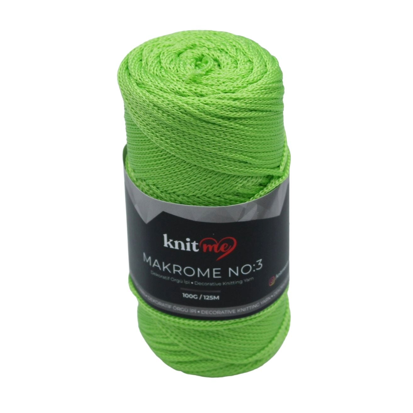 Knit Me Polyester Makrome No: 3mm 100gr P707