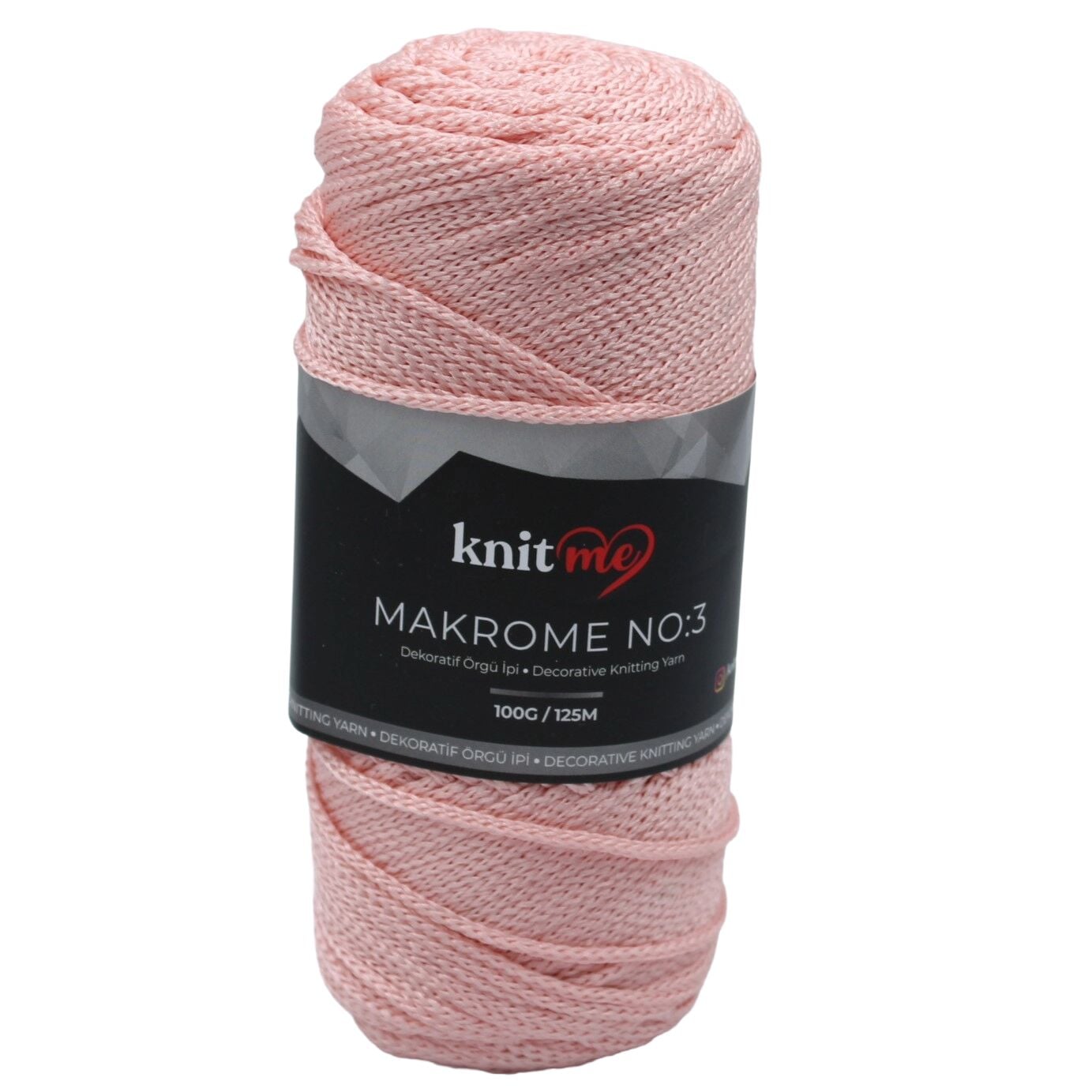 Knit Me Polyester Makrome No: 3mm 100gr P704