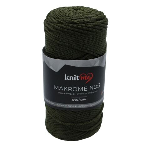 Knit Me Polyester Makrome No: 3mm 100gr P702