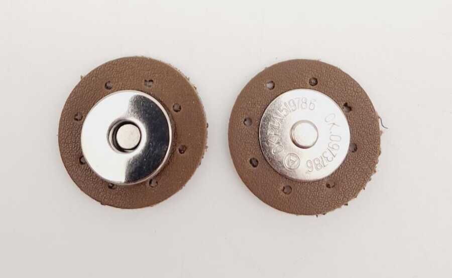 Suni Derili Çanta Çıtçıtı Vizon