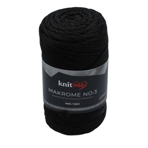 Knit Me Polyester Makrome No: 3mm 100gr 8900
