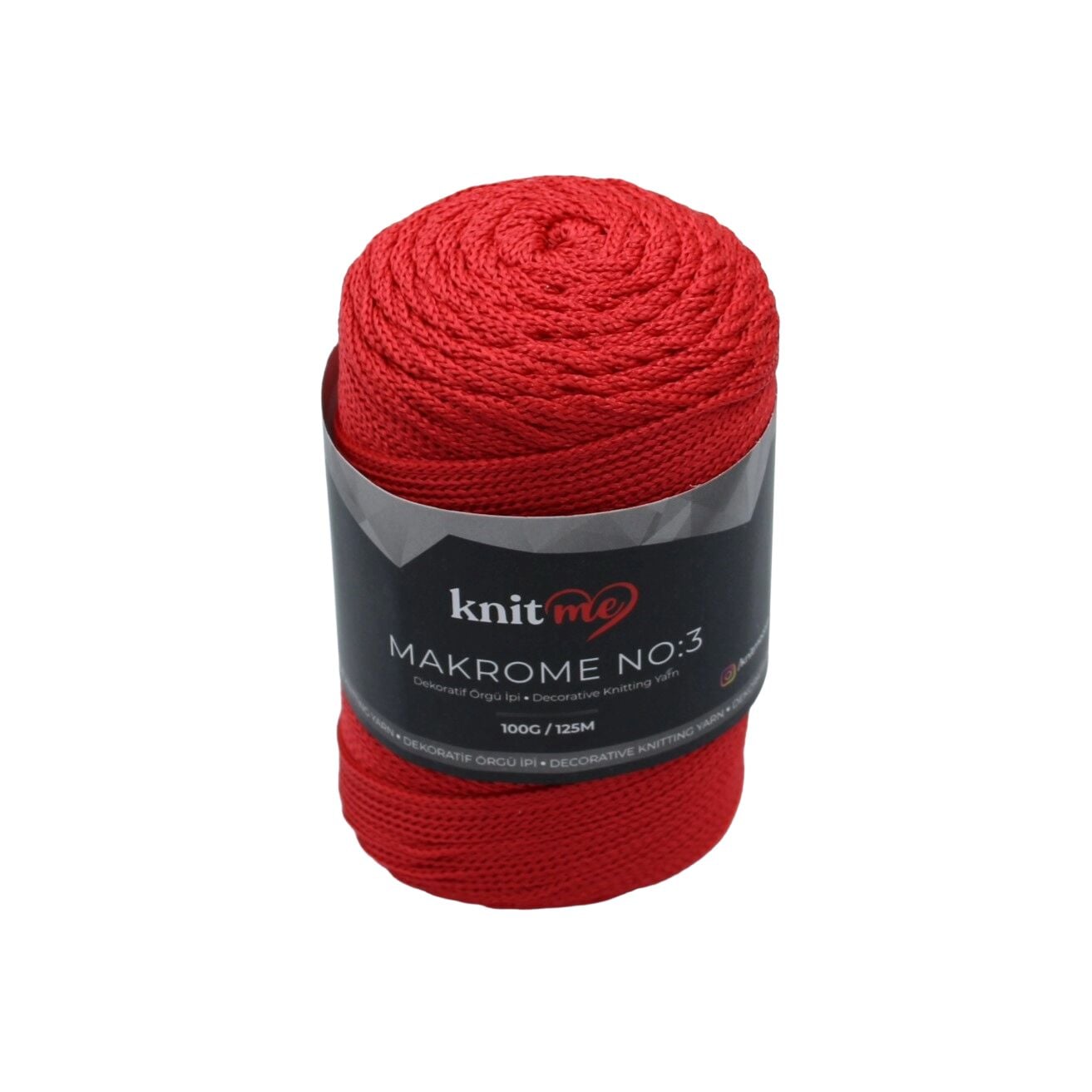 Knit Me Polyester Makrome No: 3mm 100gr 4140