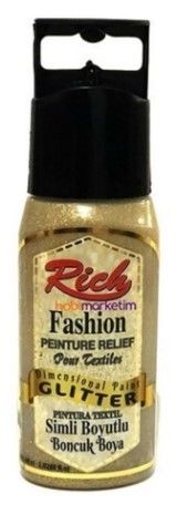 Rich Simli Boyutlu Boncuk Boya 60ml 1756 Altın