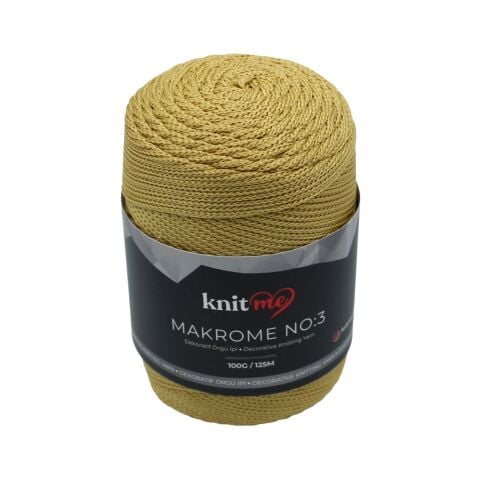 Knit Me Polyester Makrome No: 3mm 100gr 3010