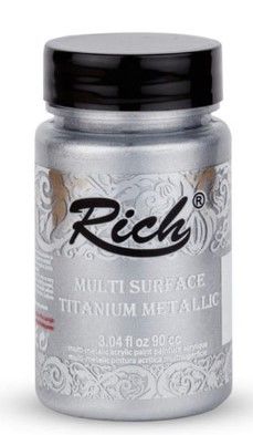 Rich Multi Surface Titanyum Metallic 90cc 1445 Gümüş