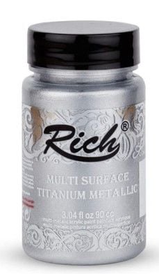 Rich Multi Surface Titanyum Metallic 90cc 1445 Gümüş