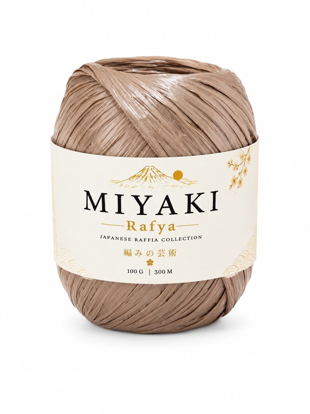 Knit Me Miyaki Rafya 100gr. 300mt. 108 Sütlü Kahve