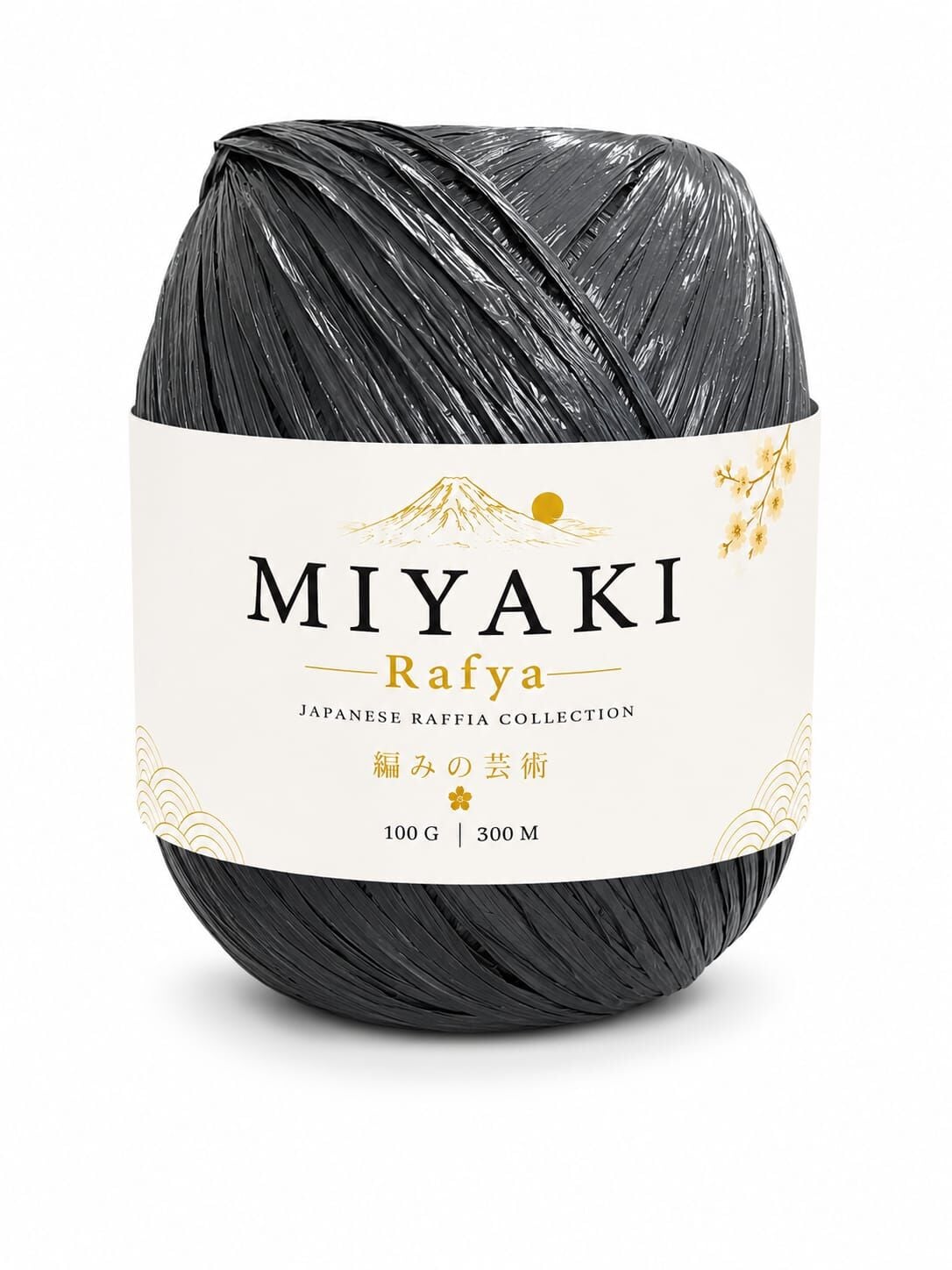 Knit Me Miyaki Rafya 100gr. 300mt. 106 Antrasit