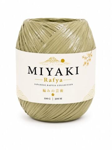 Knit Me Miyaki Rafya 100gr. 300mt. 105 Çağla Yeşili