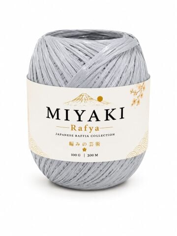 Knit Me Miyaki Rafya 100gr. 300mt. 103 Duman Gri