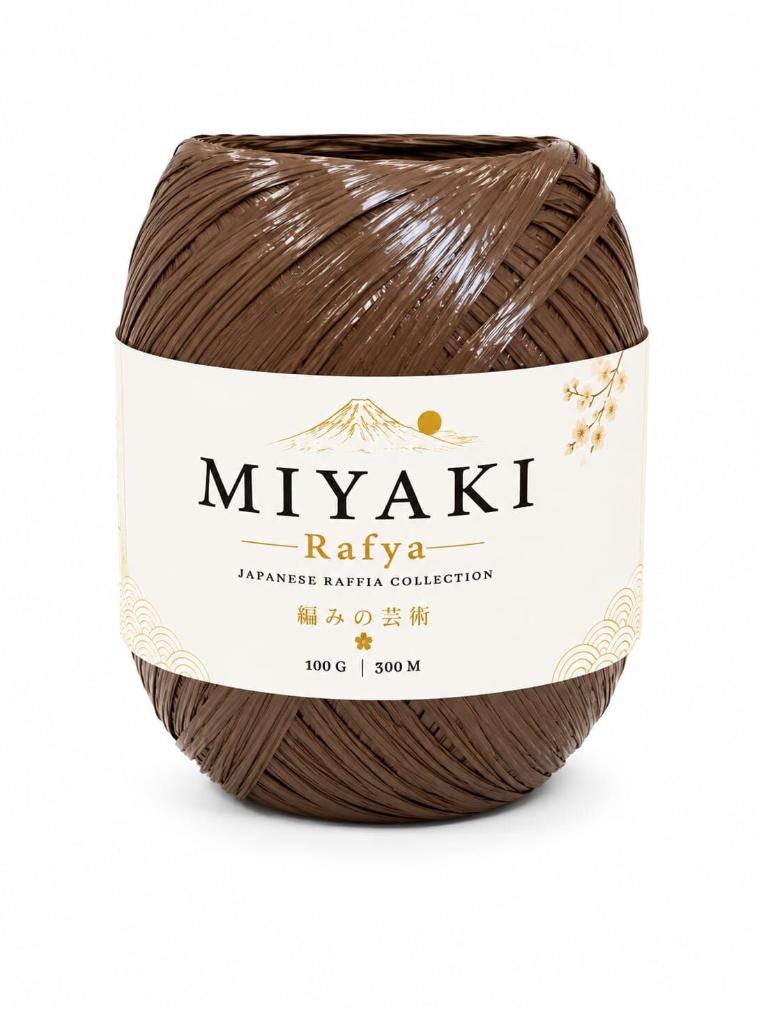 Knit Me Miyaki Rafya 100gr. 300mt. 102 Kahverengi