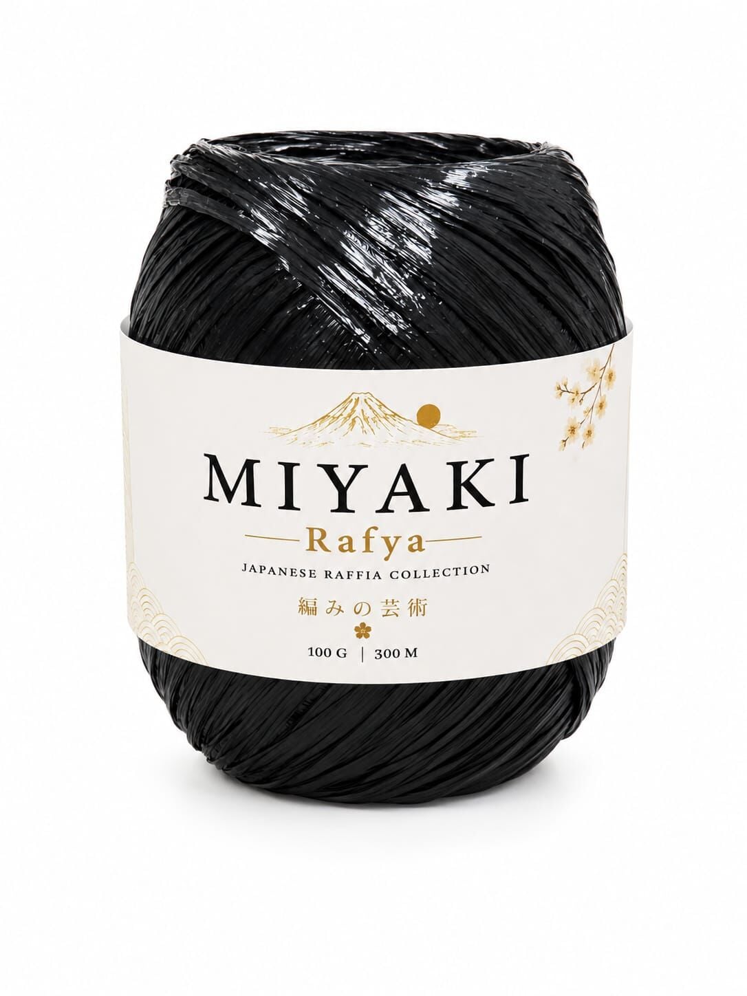 Knit Me Miyaki Rafya 100gr. 300mt. 101 Siyah