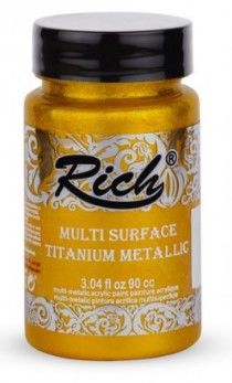 Rich Multi Surface Titanyum Metallic 90cc 4384 Som Altın