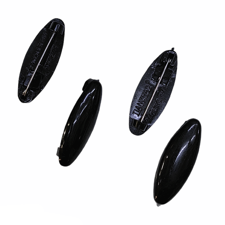 Eşarp Çengelli İğnesi 4lü Siyah