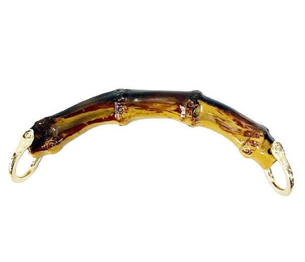 Bambu Görünümlü Sert Plastik 14cm Çanta Sapı Tek