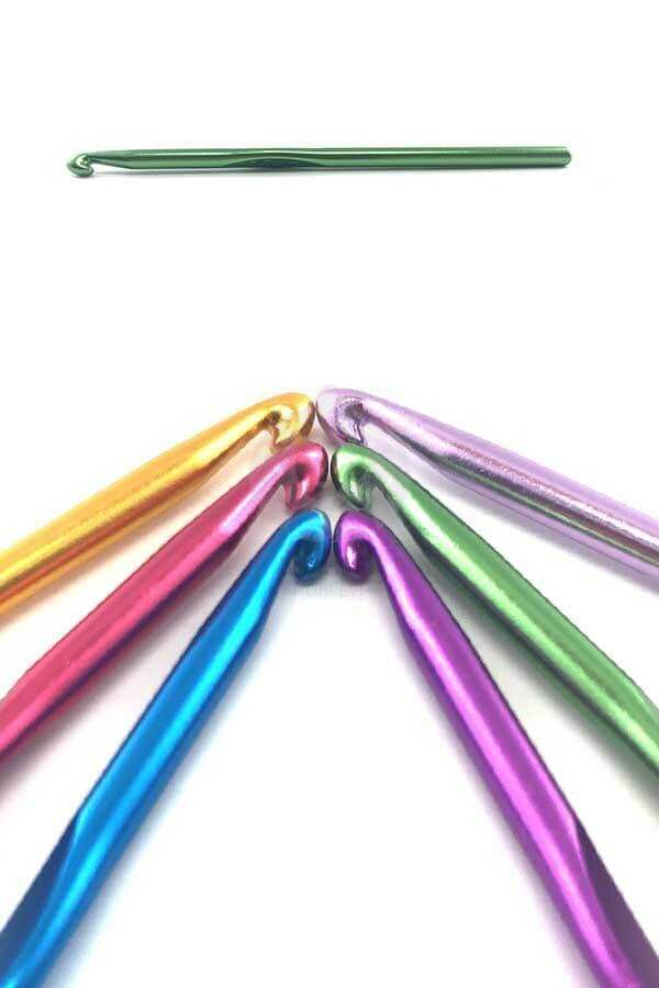 Sultan Metal Renkli Tığ 15 cm No:6