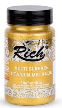 Rich Multi Surface Titanyum Metallic 90cc 2099 Beyaz Altın