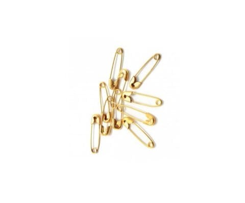 Çengelli İğne No:0 2cm 10lu Set Gold