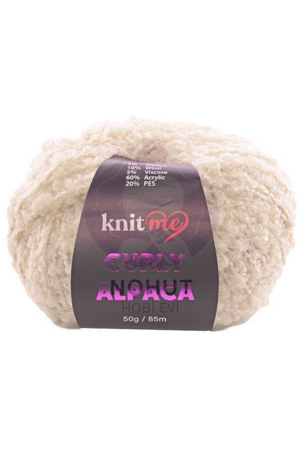 Knit Me Curly Alpaca KC03