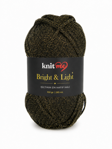Knit Me Bright & Light 504 Siyah Altın