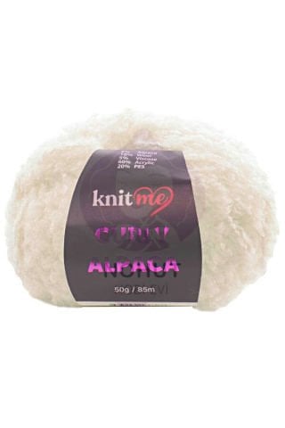 Knit Me Curly Alpaca KC01