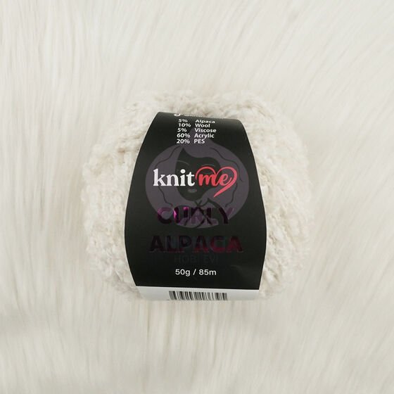 Knit Me Curly Alpaca KC02