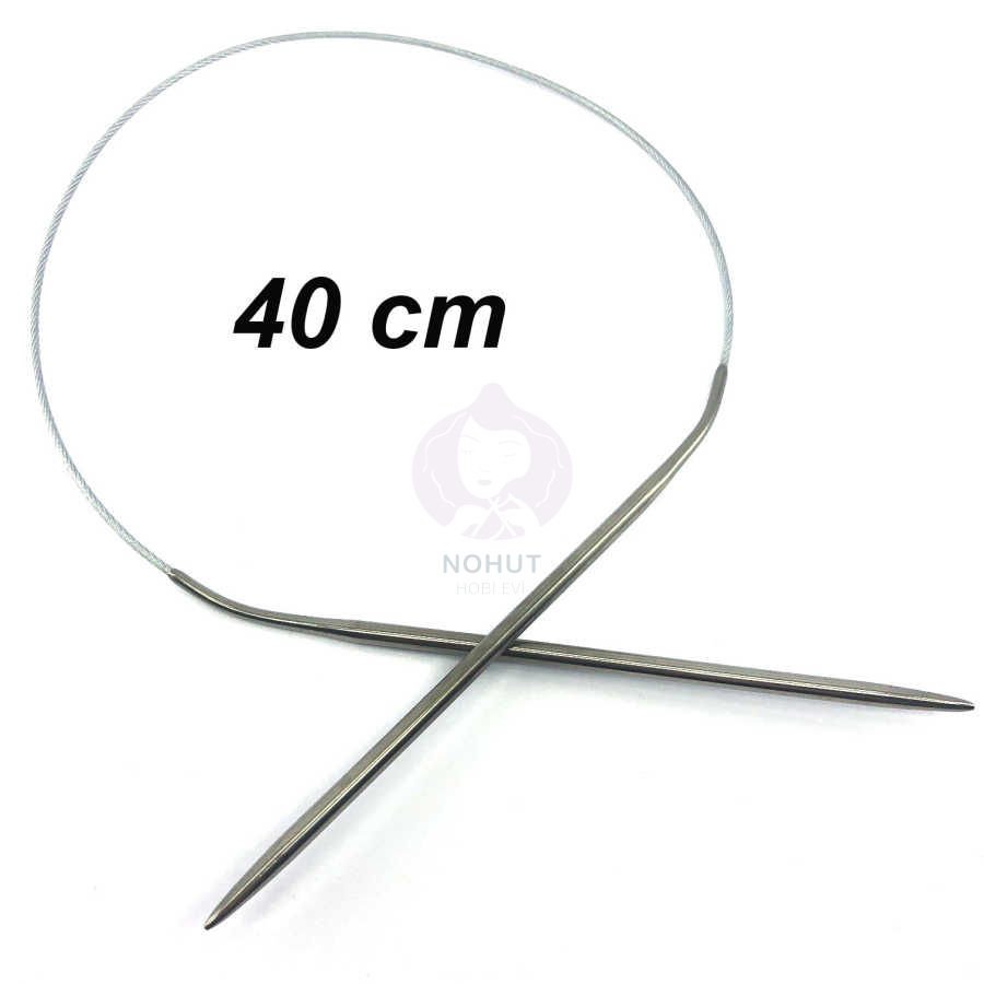 Sultan Çelik Telli Misinalı Şiş 40cm No:3,5