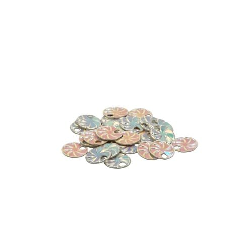 Pulsan Sedefli Çarkıfelek Pul 15mm 50gr Krem