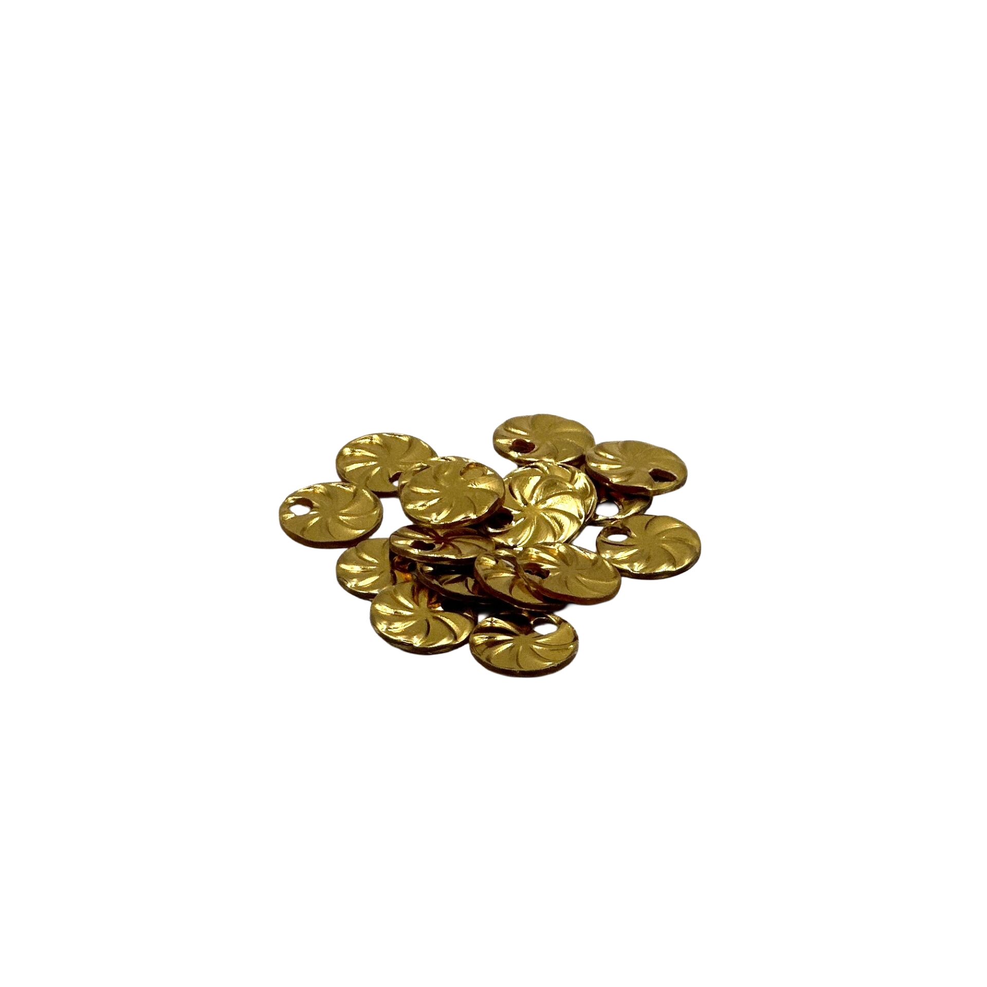 Pulsan Sedefli Çarkıfelek Pul 15mm 50gr Gold