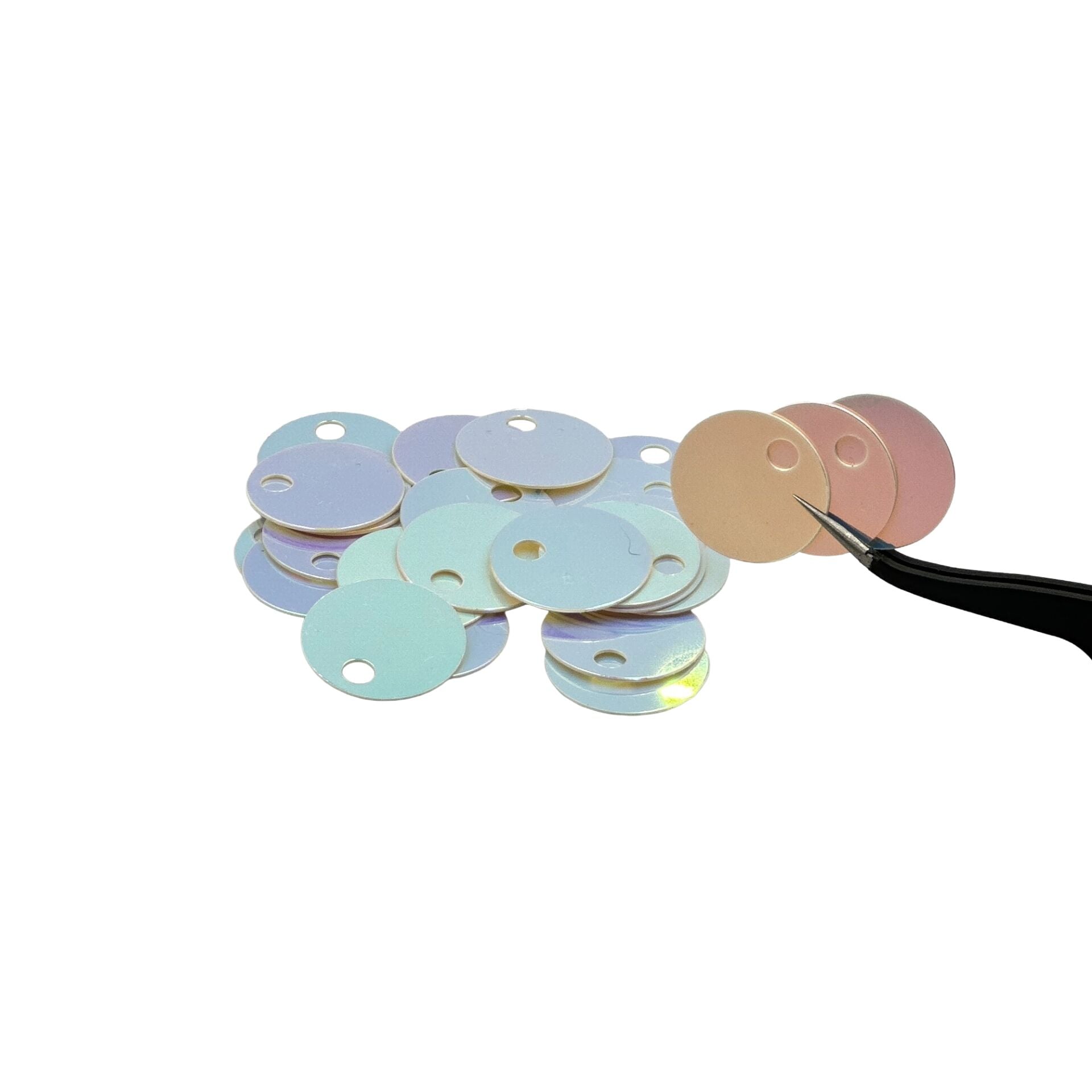 Pulsan Metalik Pul 20mm 50gr Sedefli Krem