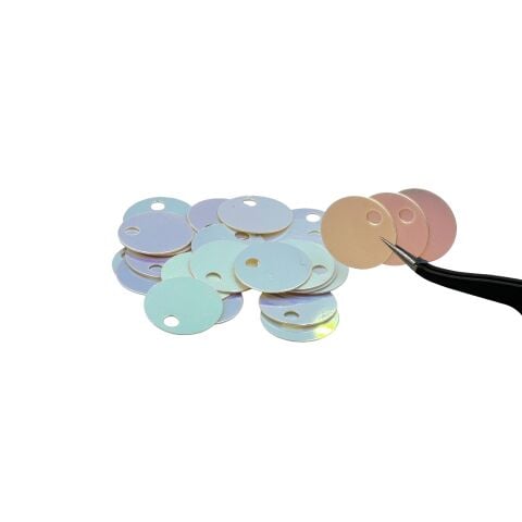 Pulsan Metalik Pul 20mm 50gr Sedefli Krem