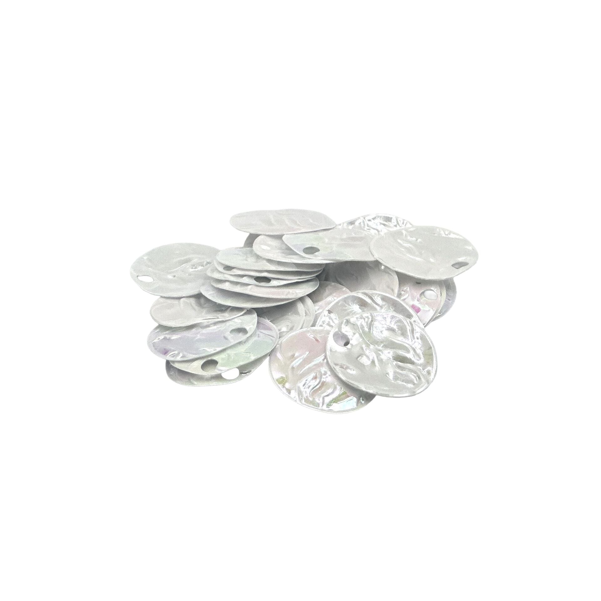 Pulsan Mango Pul 25mm 50gr Beyaz Sedef