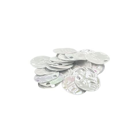 Pulsan Mango Pul 25mm 50gr Beyaz Sedef