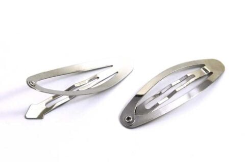 Çıt Çıt Toka 5cm Gümüş