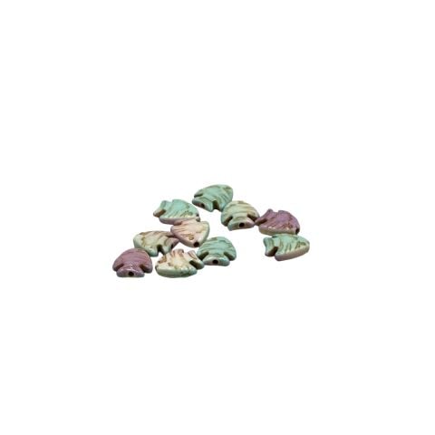 Howlite ( Havlit ) Doğal Taş Pastel Balık 1.5cm 10lu Paket