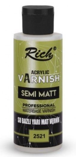 Rich Su Bazlı Yarı Mat Vernik 120ml