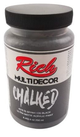 Rich Multidecor Chalked 250ml 4576 İs Siyahı