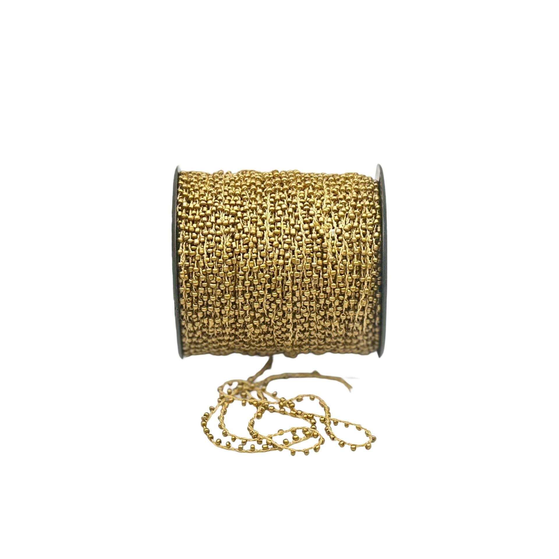 Re-Tailor Lumiere Cam Kum Boncuk İp 101 Antik Gold 294gr 117 mt