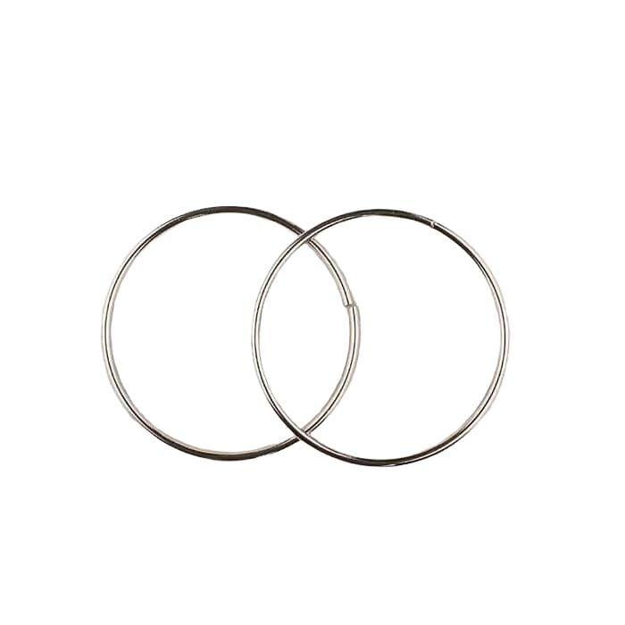 Metal Yuvarlak Çanta Sapı Çift 16cm Nikel