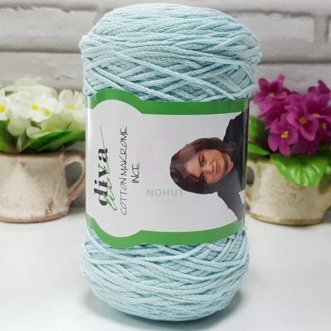 Diva Cotton Makrome İnce 1001 Soft Mint