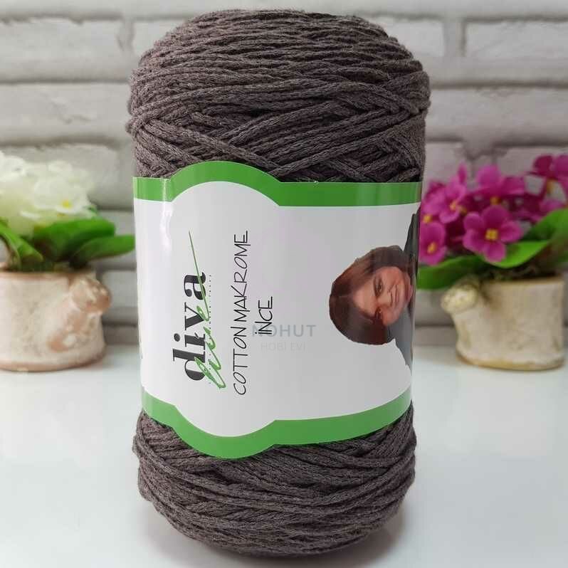 Diva Cotton Makrome İnce 169 Koyu Vizon