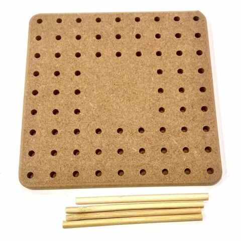 Ahşap Motif Düzleme Tahtası Motifbank 15x15 6mm