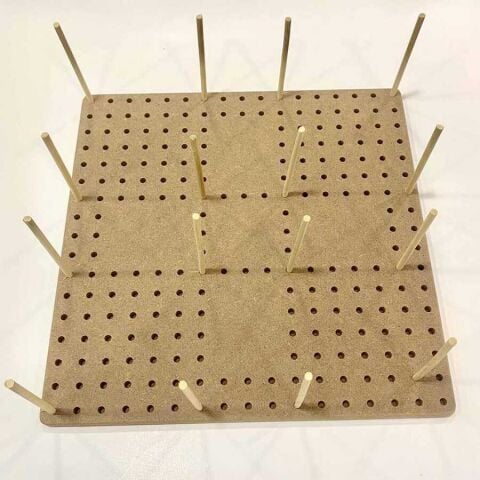 Ahşap Motif Düzleme Tahtası Motifbank 30x30 6mm