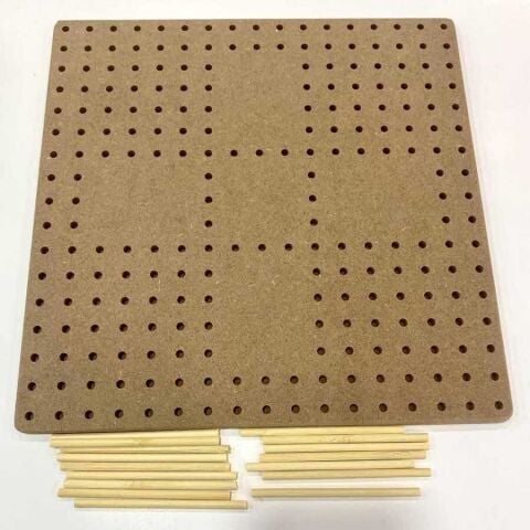 Ahşap Motif Düzleme Tahtası Motifbank 30x30 6mm